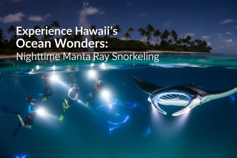 Nighttime Manta Ray Snorkeling